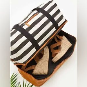 NWT - Striped Weekender Bag